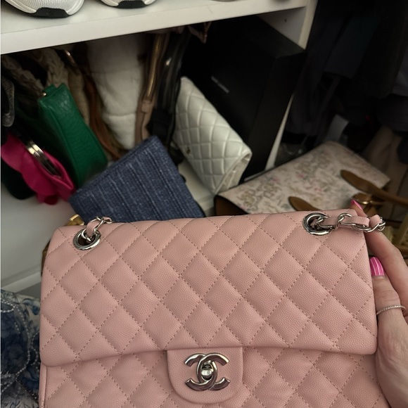 CHANEL Light Pink Quilted Flap Bag - Picture 6 of 8
